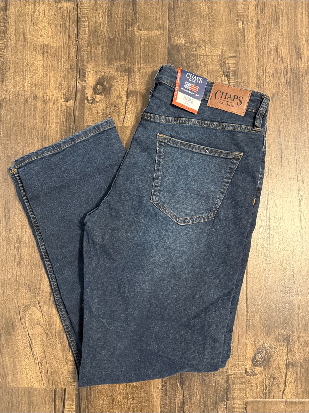NWT Chaps Men’s Indigo Straight-Leg Jeans